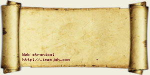 Miljana Adamović vizit kartica